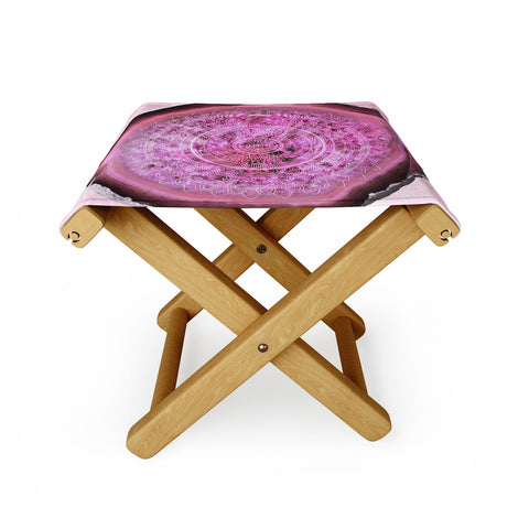 Emanuela Carratoni Agate Mandala Folding Stool