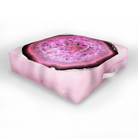 Emanuela Carratoni Agate Mandala Outdoor Floor Cushion