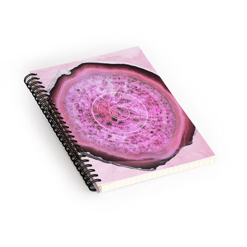 Emanuela Carratoni Agate Mandala Spiral Notebook