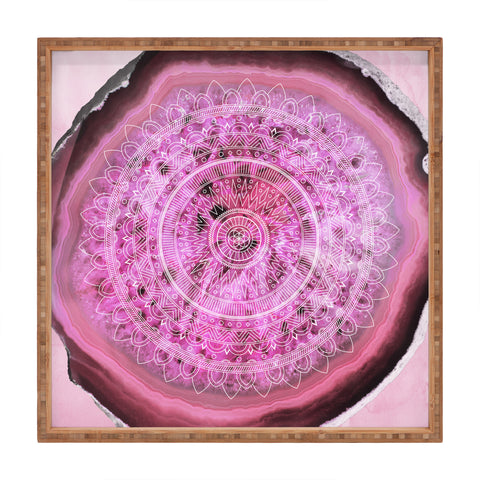 Emanuela Carratoni Agate Mandala Square Tray