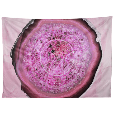 Emanuela Carratoni Agate Mandala Tapestry