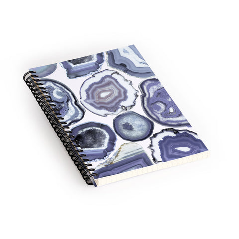 Emanuela Carratoni Agate Rhapsody Spiral Notebook