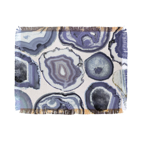 Emanuela Carratoni Agate Rhapsody Throw Blanket