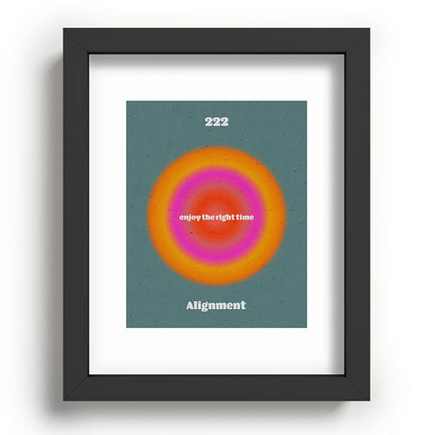 Emanuela Carratoni Angel Numbers Alignment 222 Recessed Framing Rectangle