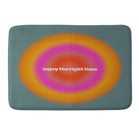 Emanuela Carratoni Angel Numbers Alignment 222 Memory Foam Bath Mat