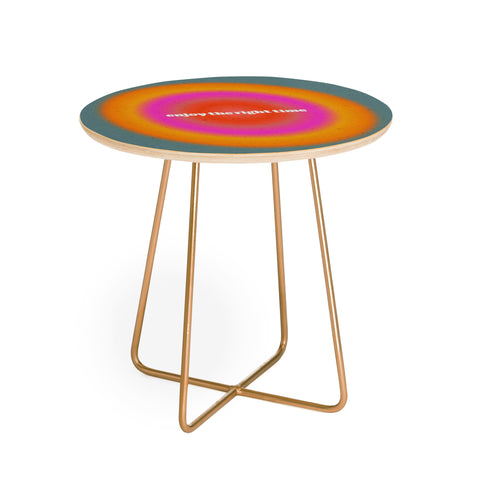 Emanuela Carratoni Angel Numbers Alignment 222 Round Side Table