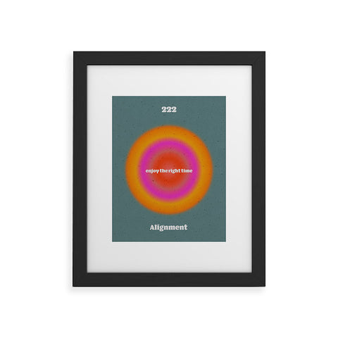 Emanuela Carratoni Angel Numbers Alignment 222 Framed Art Print