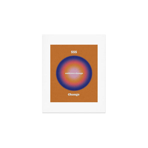 Emanuela Carratoni Angel Numbers Change 555 Art Print