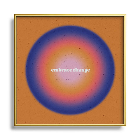 Emanuela Carratoni Angel Numbers Change 555 Metal Square Framed Art Print