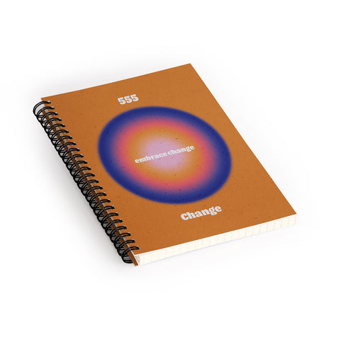 Emanuela Carratoni Angel Numbers Change 555 Spiral Notebook