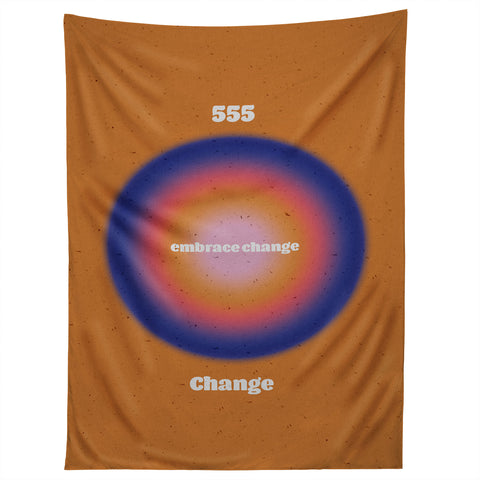 Emanuela Carratoni Angel Numbers Change 555 Tapestry