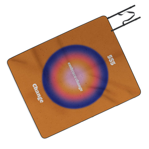 Emanuela Carratoni Angel Numbers Change 555 Picnic Blanket