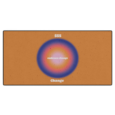 Emanuela Carratoni Angel Numbers Change 555 Desk Mat