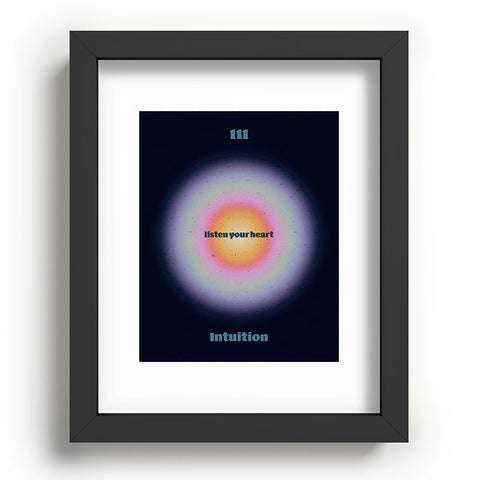 Emanuela Carratoni Angel Numbers Intuition 111 Recessed Framing Rectangle