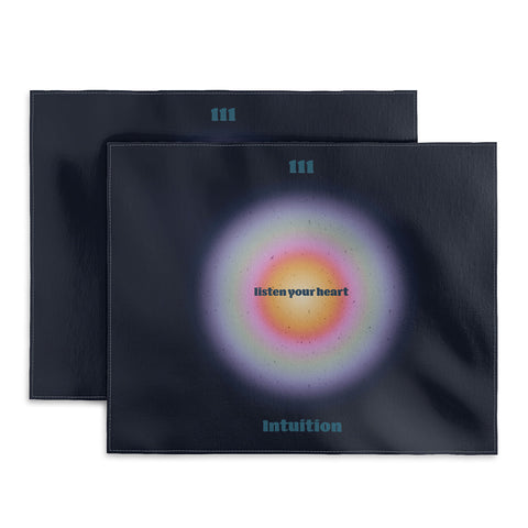 Emanuela Carratoni Angel Numbers Intuition 111 Placemat