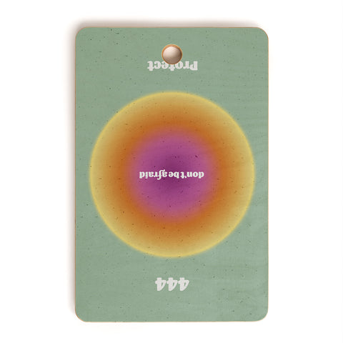 Emanuela Carratoni Angel Numbers Protect 444 Cutting Board Rectangle