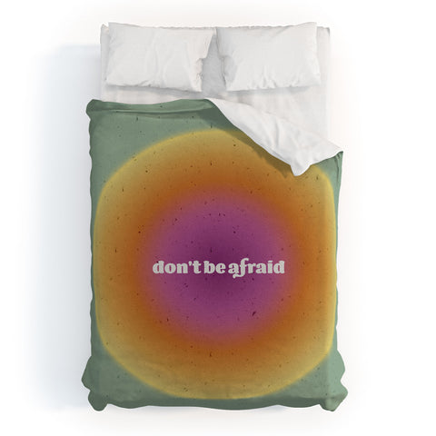 Emanuela Carratoni Angel Numbers Protect 444 Duvet Cover