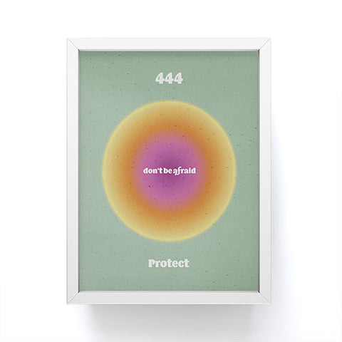 Emanuela Carratoni Angel Numbers Protect 444 Framed Mini Art Print