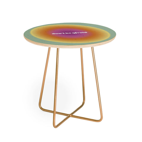 Emanuela Carratoni Angel Numbers Protect 444 Round Side Table