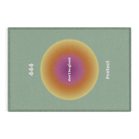 Emanuela Carratoni Angel Numbers Protect 444 Outdoor Rug