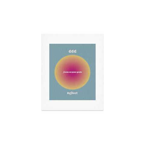 Emanuela Carratoni Angel Numbers Reflect 666 Art Print
