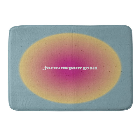 Emanuela Carratoni Angel Numbers Reflect 666 Memory Foam Bath Mat