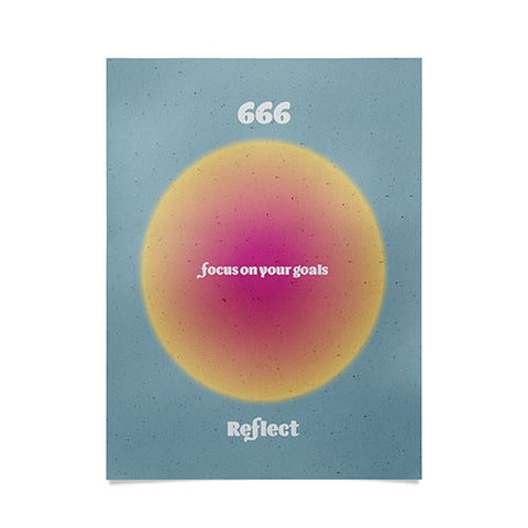 Emanuela Carratoni Angel Numbers Reflect 666 Poster