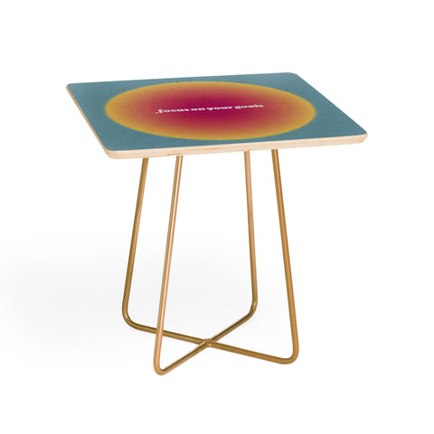 Emanuela Carratoni Angel Numbers Reflect 666 Side Table