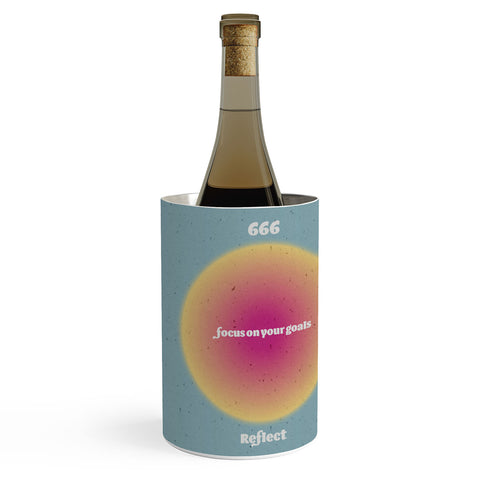 Emanuela Carratoni Angel Numbers Reflect 666 Wine Chiller