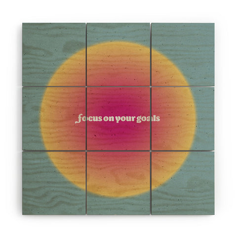 Emanuela Carratoni Angel Numbers Reflect 666 Wood Wall Mural