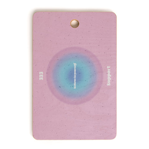 Emanuela Carratoni Angel Numbers Support 333 Cutting Board Rectangle