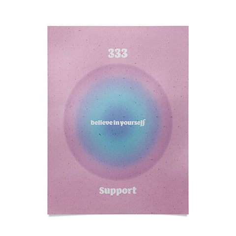 Emanuela Carratoni Angel Numbers Support 333 Poster