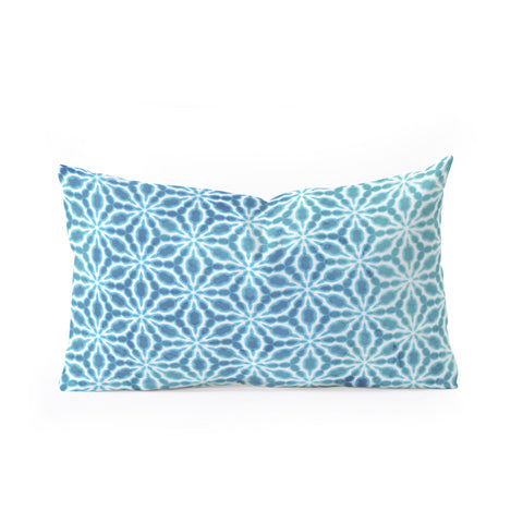 Emanuela Carratoni Aqua Decor Oblong Throw Pillow