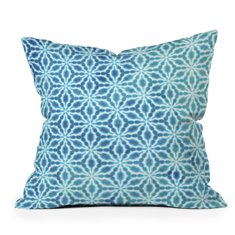 Emanuela Carratoni Aqua Decor Throw Pillow
