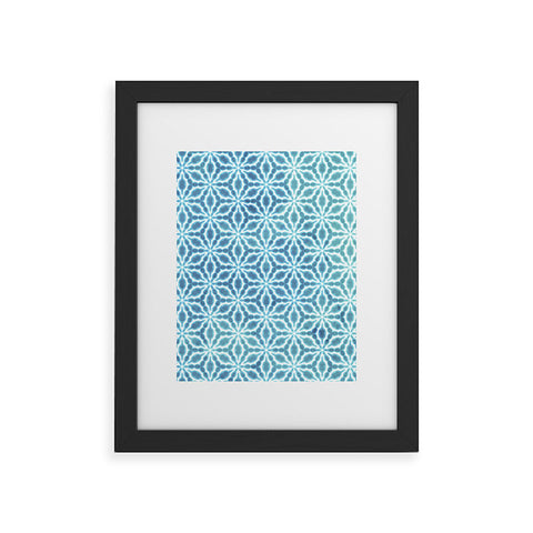 Emanuela Carratoni Aqua Decor Framed Art Print