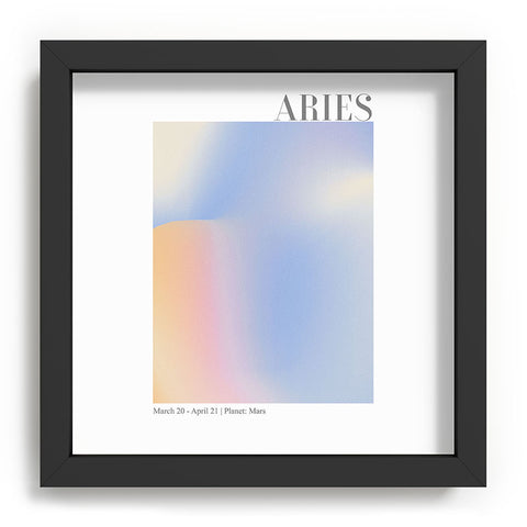 Emanuela Carratoni Aries Zodiac Sign Gradient Recessed Framing Square