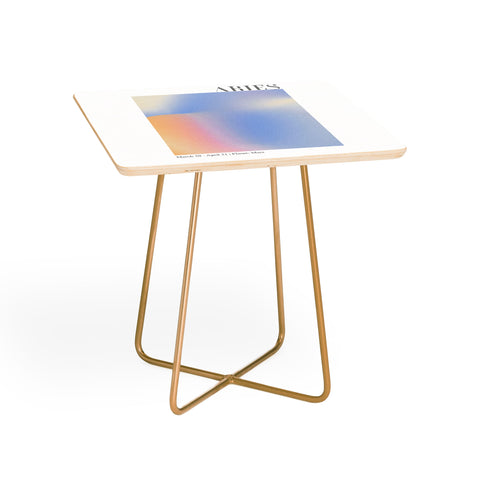Emanuela Carratoni Aries Zodiac Sign Gradient Side Table