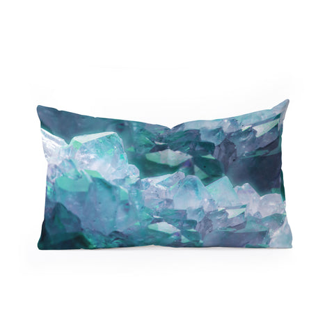 Emanuela Carratoni Artic Gem Oblong Throw Pillow