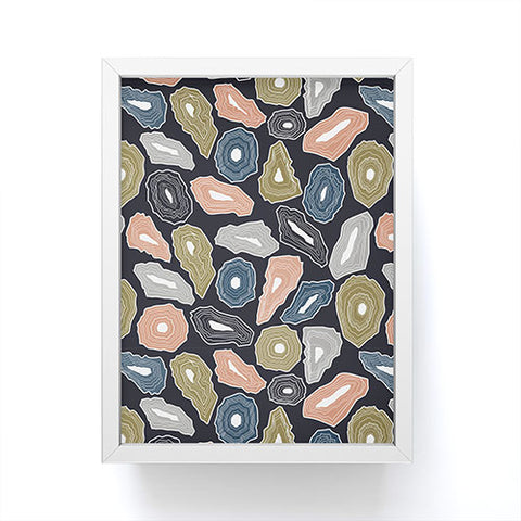 Emanuela Carratoni Artificial Gemstones Framed Mini Art Print