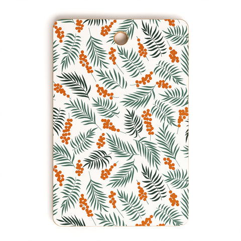 Emanuela Carratoni Autumnal Berries Cutting Board Rectangle