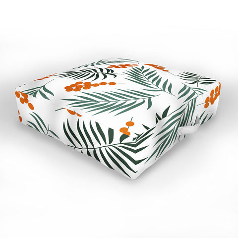 Emanuela Carratoni Autumnal Berries Outdoor Floor Cushion