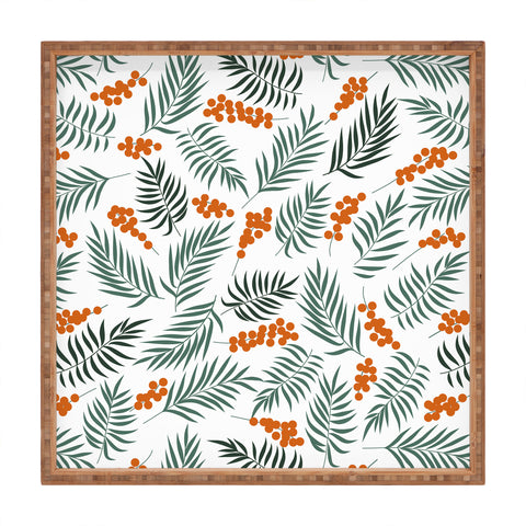 Emanuela Carratoni Autumnal Berries Square Tray