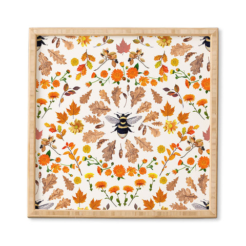 Emanuela Carratoni Autumnal Floral Mix Framed Wall Art