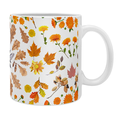 Emanuela Carratoni Autumnal Floral Mix Coffee Mug