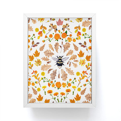 Emanuela Carratoni Autumnal Floral Mix Framed Mini Art Print