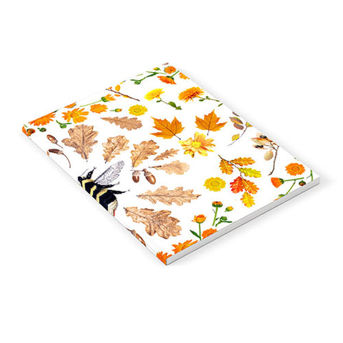 Emanuela Carratoni Autumnal Floral Mix Notebook