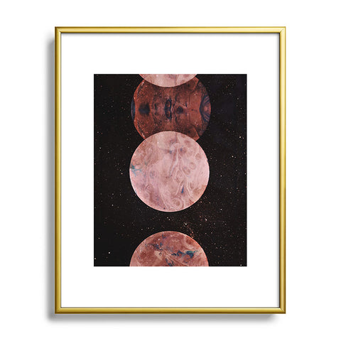 Emanuela Carratoni Autumnal Planets Metal Framed Art Print