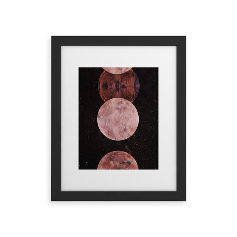 Emanuela Carratoni Autumnal Planets Framed Art Print