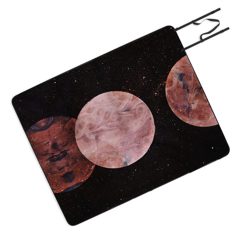 Emanuela Carratoni Autumnal Planets Picnic Blanket