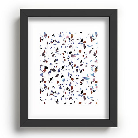 Emanuela Carratoni Autumnal Terrazzo Texture Recessed Framing Rectangle